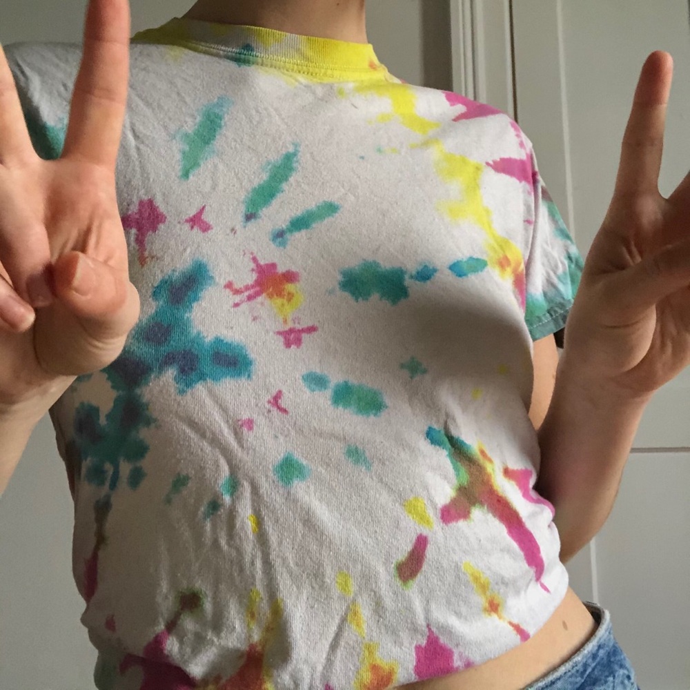 Multicolour Tye Dye Tee